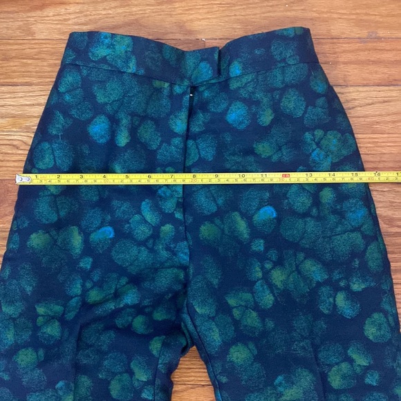 COS Pleated Abstract Print Pants, Trousers, Size 2 - Picture 7 of 8